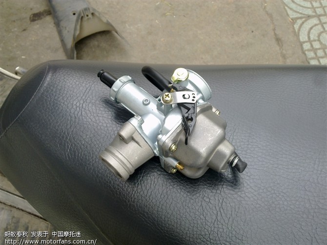 踏板车换CG的化油器,大家拍砖。 - 维修改装 -