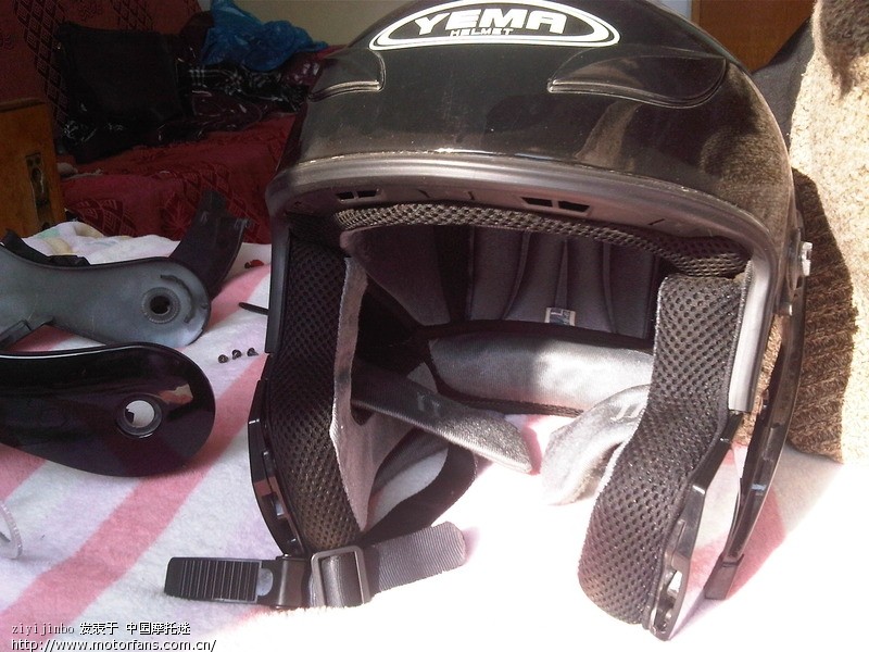 头盔拆解图 野马揭面盔 - 弯梁世界 - 摩托车论坛