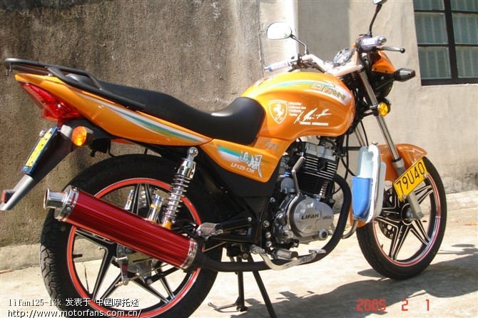 力帆125-13K 我自己改装的,大家有什么意见?