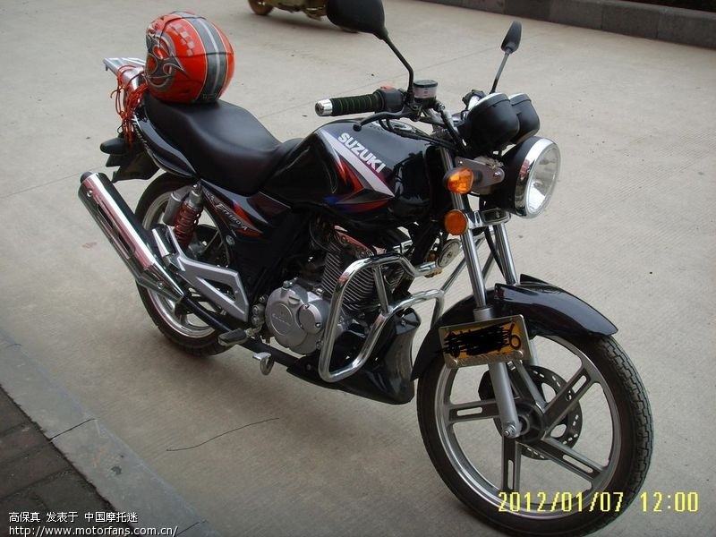 改装EN电喷150的排气管 - 豪爵铃木 - 摩托车论