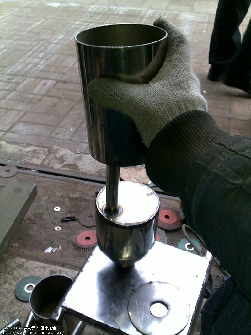 自制回压排气管1 - 维修改装 - 摩托车论坛 - 中国
