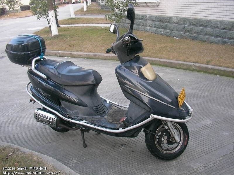 三阳公主SEC125-T 30000公里 一直用汽车机油