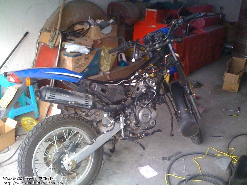 嘉陵翼侠150 改装FAI电喷系统(更新20升大油箱