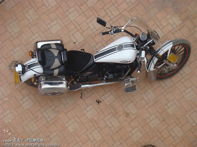 绝无仅有 自制摩托车不锈钢边箱、油箱。 - 维