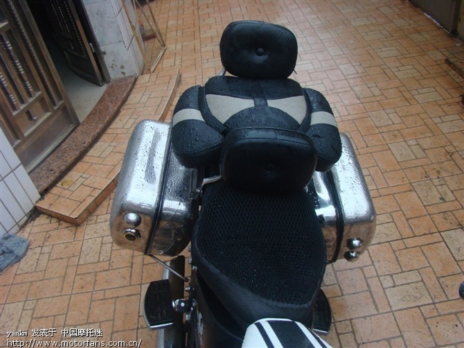 绝无仅有 自制摩托车不锈钢边箱、油箱。 - 维