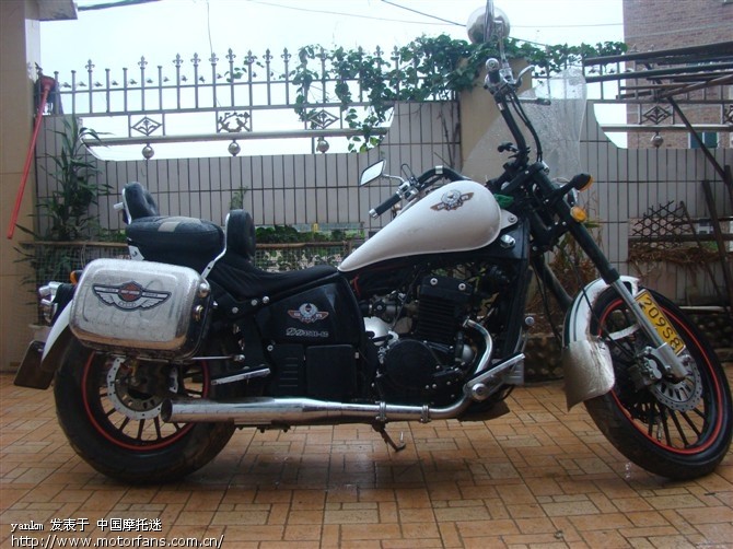 绝无仅有 自制摩托车不锈钢边箱、油箱。 - 维