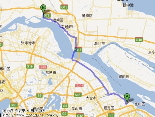 上海宝山--南通市通州区五接镇 - 江苏摩友交流