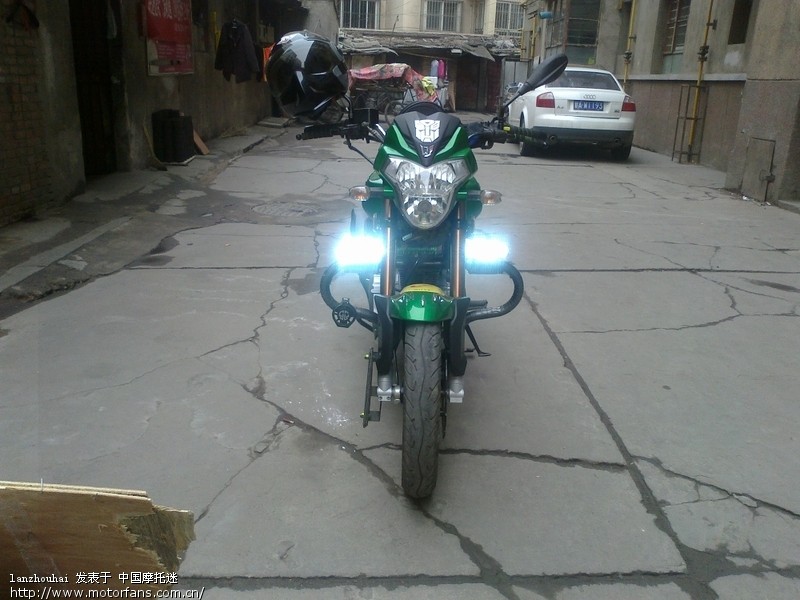 钱龙加装日行灯 - 摩托车论坛 - 钱江摩托 - 摩托