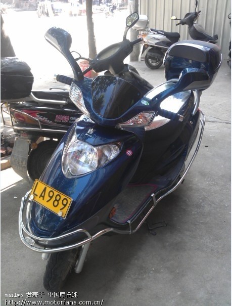 购入爱车电喷版天玉UZ125T-A - 踏板论坛 - 铃