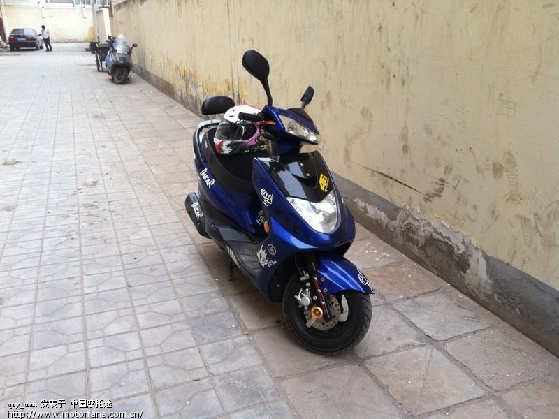 吴忠雅马哈国三蓝色迅鹰买了一年 - 宁夏摩友交
