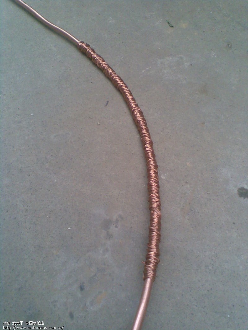 手工制作摩托车保险杠式油冷(水冷)散热器(图更