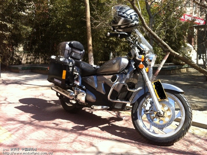 春风250-v9改装后边箱 - 摩托车论坛 - 春风动力