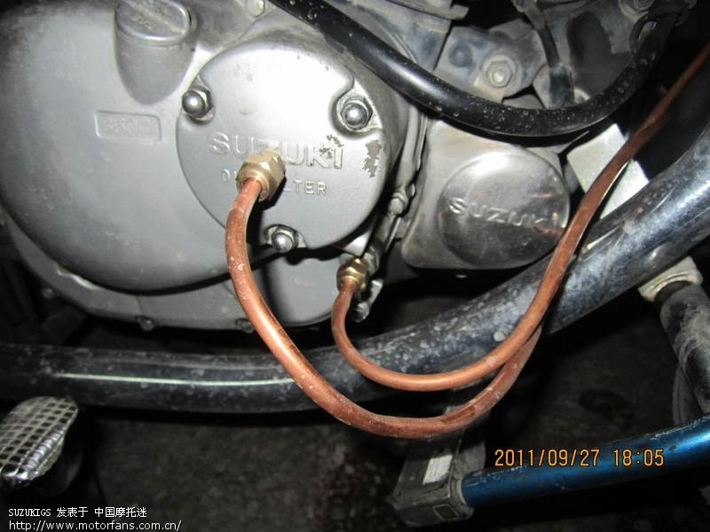 手工制作摩托车保险杠式油冷(水冷)散热器(图更