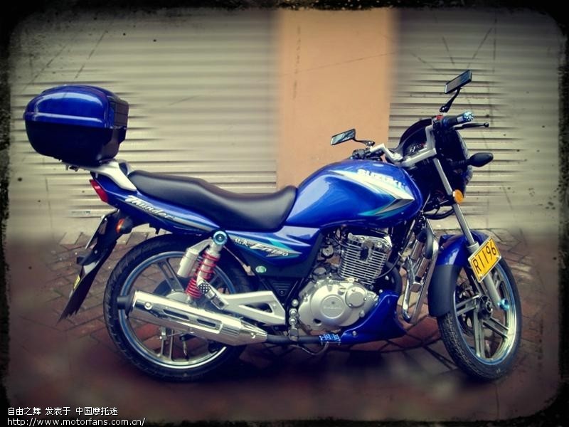 豪爵铃木EN150新车小改,新余征程海翔杰作(图