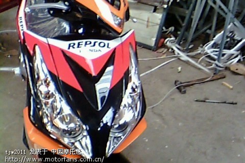 今天提的弯刀110 - 五羊本田 - 幻影150活动专区