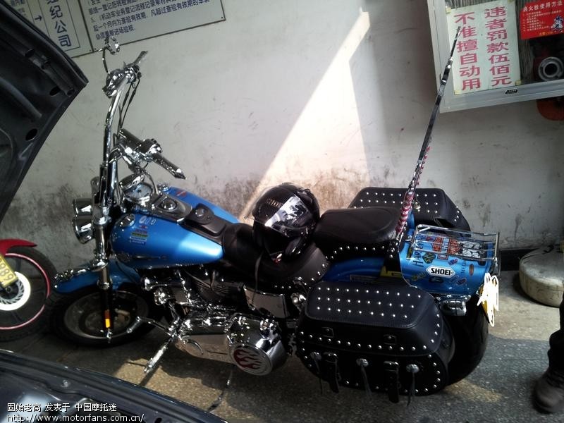 有幸目睹 哈雷 肥仔 肥霸给大家也看看。 - 上海