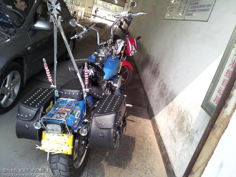 有幸目睹 哈雷 肥仔 肥霸给大家也看看。 - 上海