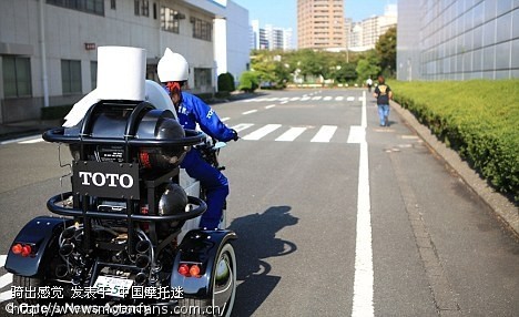日本推马桶摩托车:粪便做燃料最高时速80公里