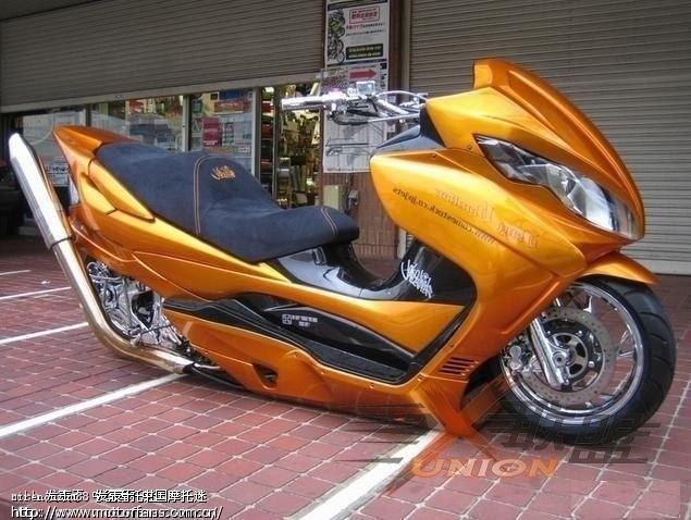 请教A博士踏板摩托车改装空间 - 维修改装 - 摩