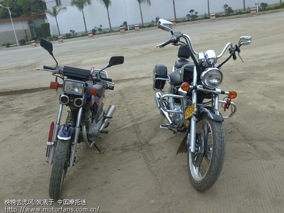 我的GZ150和朋友的GW250~还有旧爱本田王C