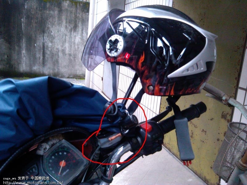 打造个性头盔锁,方便实用 - 摩托车论坛 - 济南铃