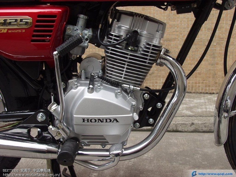 CG125发动机的右大盖,可以将力帆的装在本田