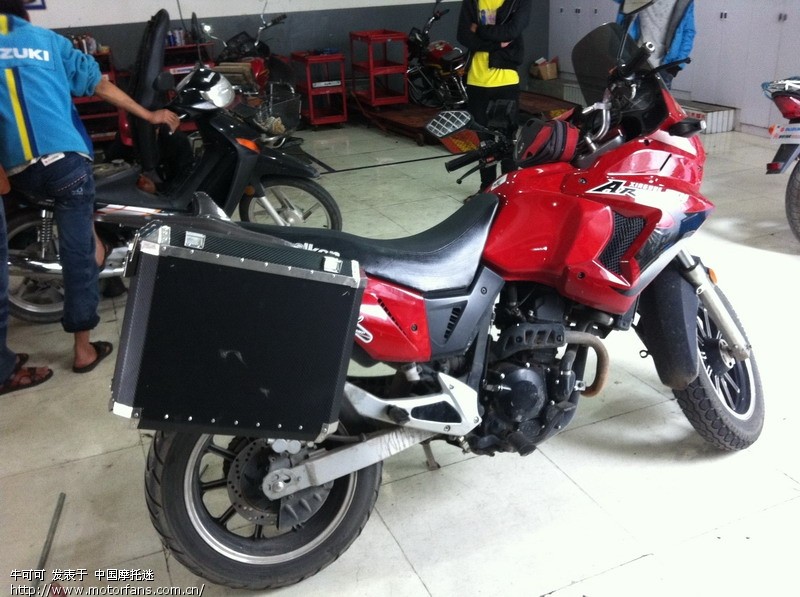 星月400gy加挂旅行箱 维修改装 摩托车论坛 中国第一摩托车