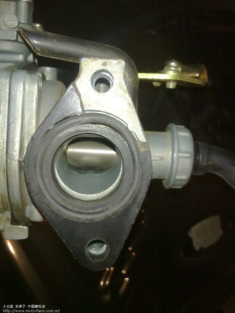 化油器隔热垫怎么安装 - 弯梁世界 - 摩托车论坛