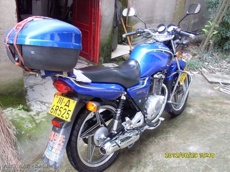 豪爵铃木EN2A蓝色,想给爱车找个下家~ - 四川