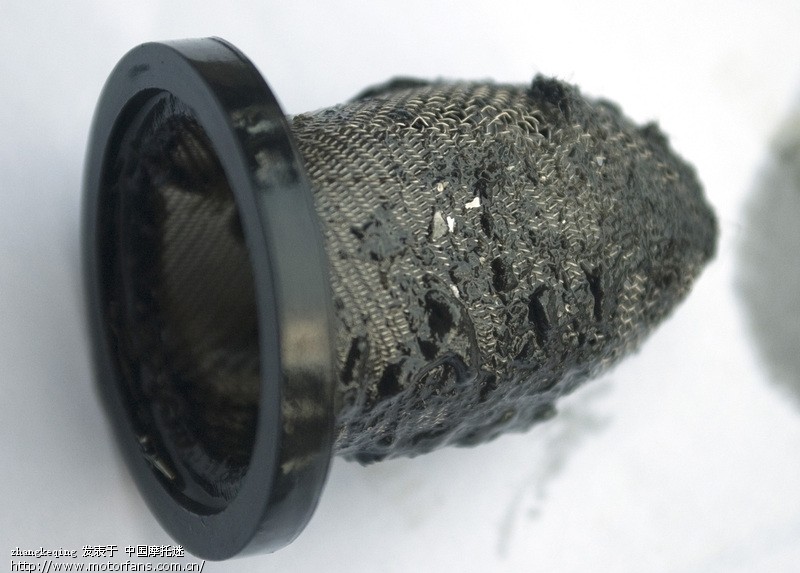 看看各位的机油滤清器的效果 - 摩托车论坛 - 钱