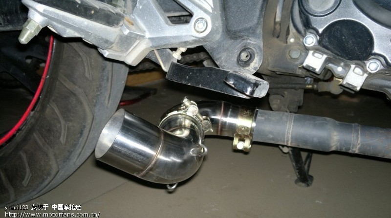 我的垃圾车改碳纤维短排气管 有图 - 维修改装