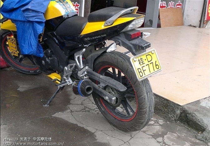 我的垃圾车改碳纤维短排气管 有图 - 维修改装