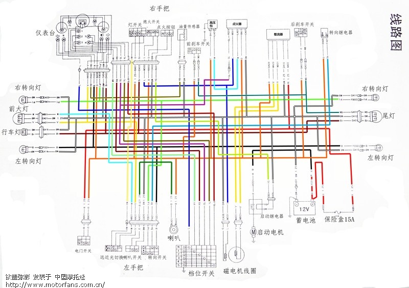 闲来无事,汉化电路图-济南铃木-摩托车论坛手机版-第