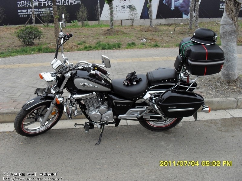 豪爵铃木悦酷GZ150-A太子车高清图片精彩放送