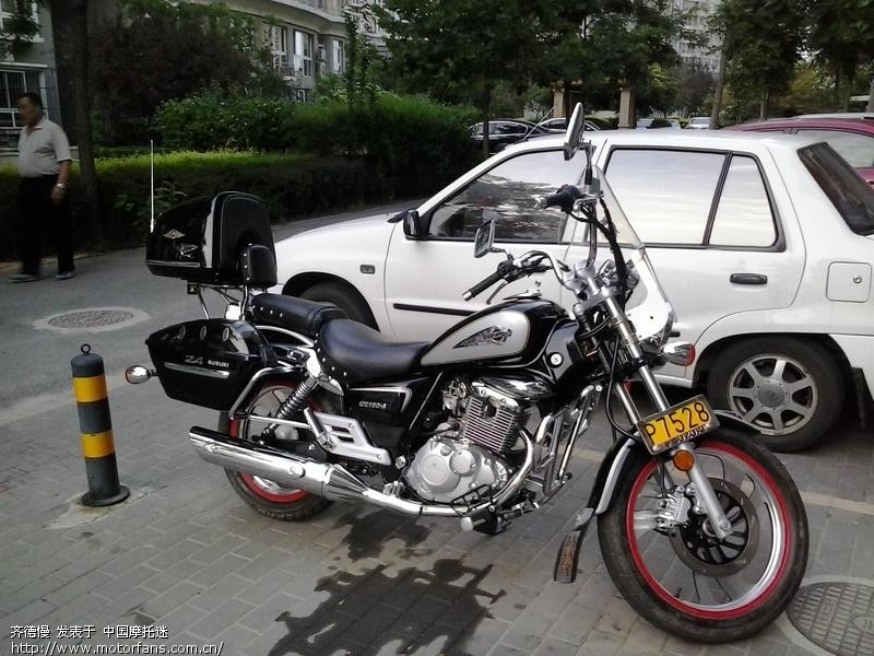 豪爵铃木悦酷GZ150-A太子车高清图片精彩放送