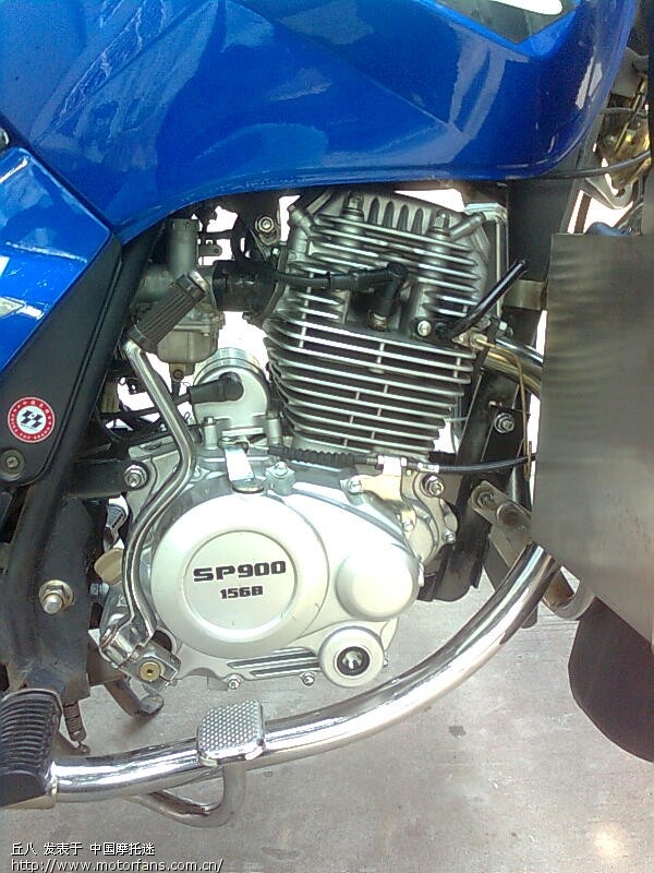 支持国产,买了一辆嘉陵摩的款,SP700的发动机