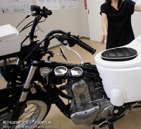 日本仔发明:马桶座位环保3轮摩托---》 - 维修改