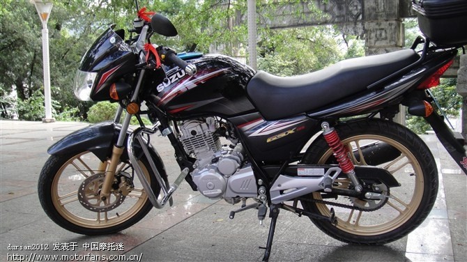 携新车前来报到。GSX125-3G - 摩托车论坛 - 