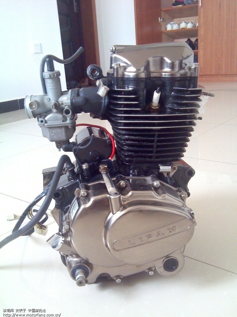 力帆125发动机 7000多公里 - 摩迷交易区 - 商品