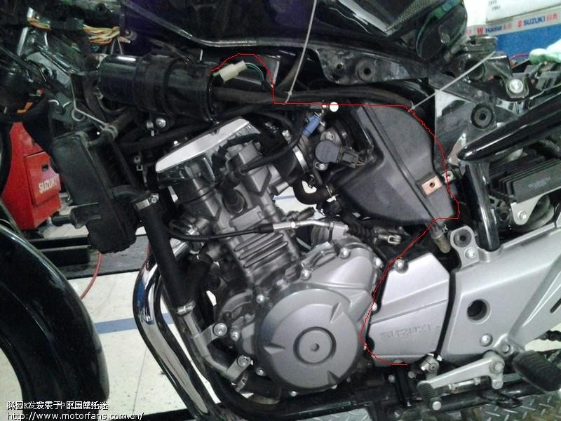 GW250加装边撑熄火开关 - 豪爵铃木 - 骊驰GW