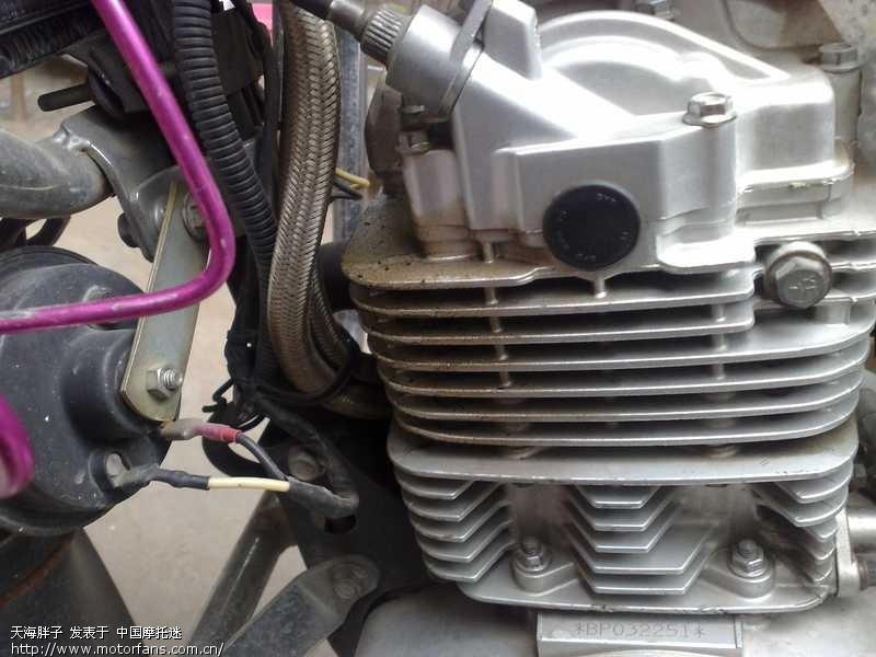 缸盖漏油,看着烦人,保养机器! - 维修改装 - 摩托