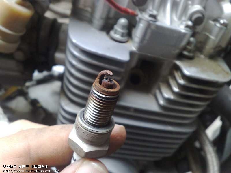 缸盖漏油,看着烦人,保养机器! - 维修改装 - 摩托