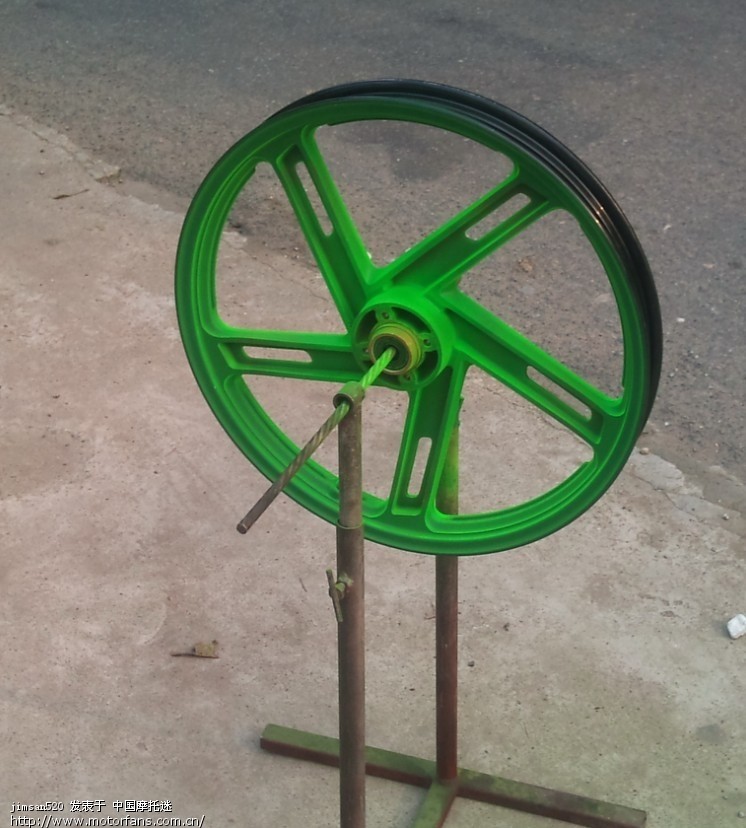 EN-3F车轮怎么改颜色? - 维修改装 - 摩托车论