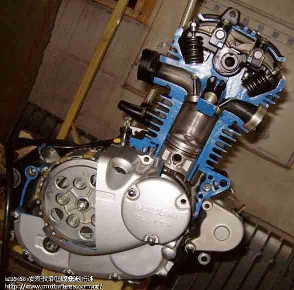 摩托车的气门在哪呀?EN或者悦酷! - 豪爵铃木