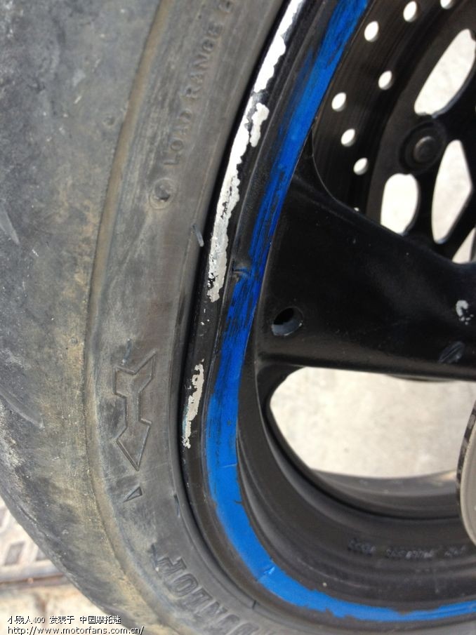 xjr400前轮毂稍微变形能修复的吗? - 天下大排 