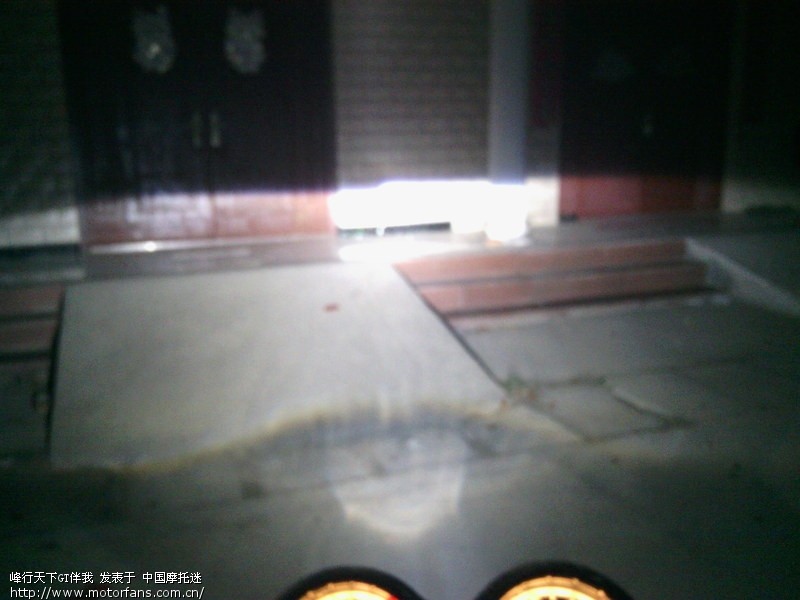 关于国三GT125猪头版大灯改装氙气灯 - 摩托车