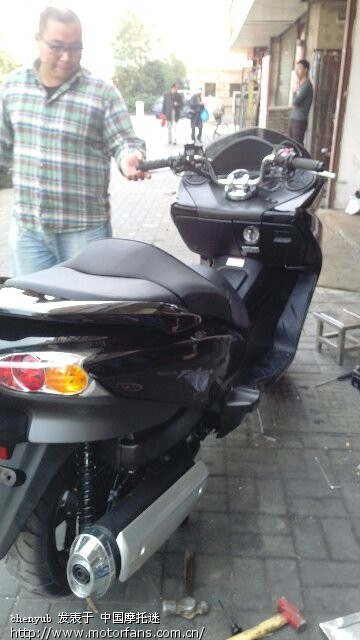 军体上课第一天,看到部本田踏板水车。 - 上海