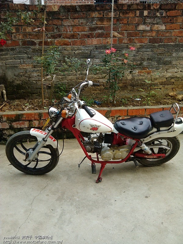 田阳出经典小哈雷 嘉陵70E小太子 两轮摩托车
