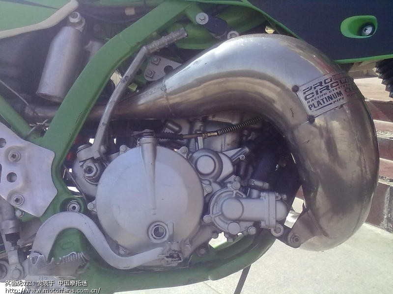 晾凉刚入手的川崎KDX220 - 激情越野 - 摩托车