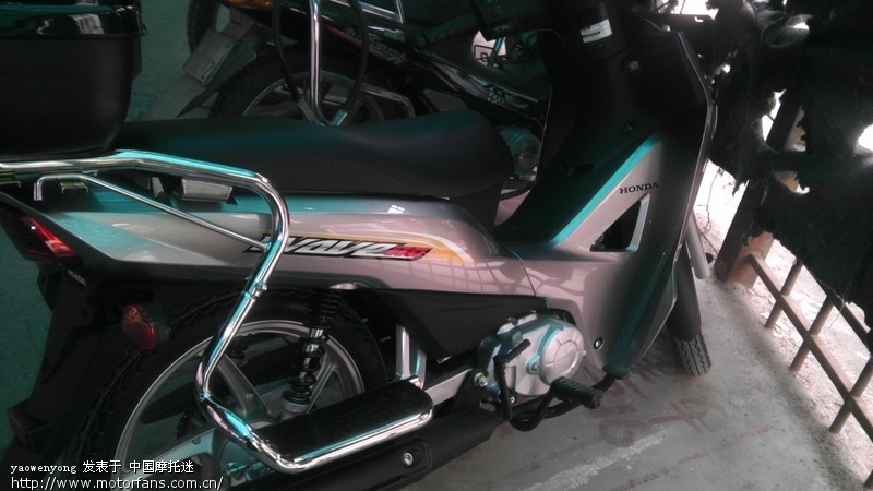 刚买的本田威武110,化油器版,有图! - 弯梁世界